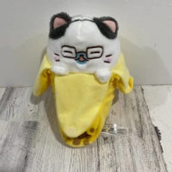 Bananya cat sale plush gamestop
